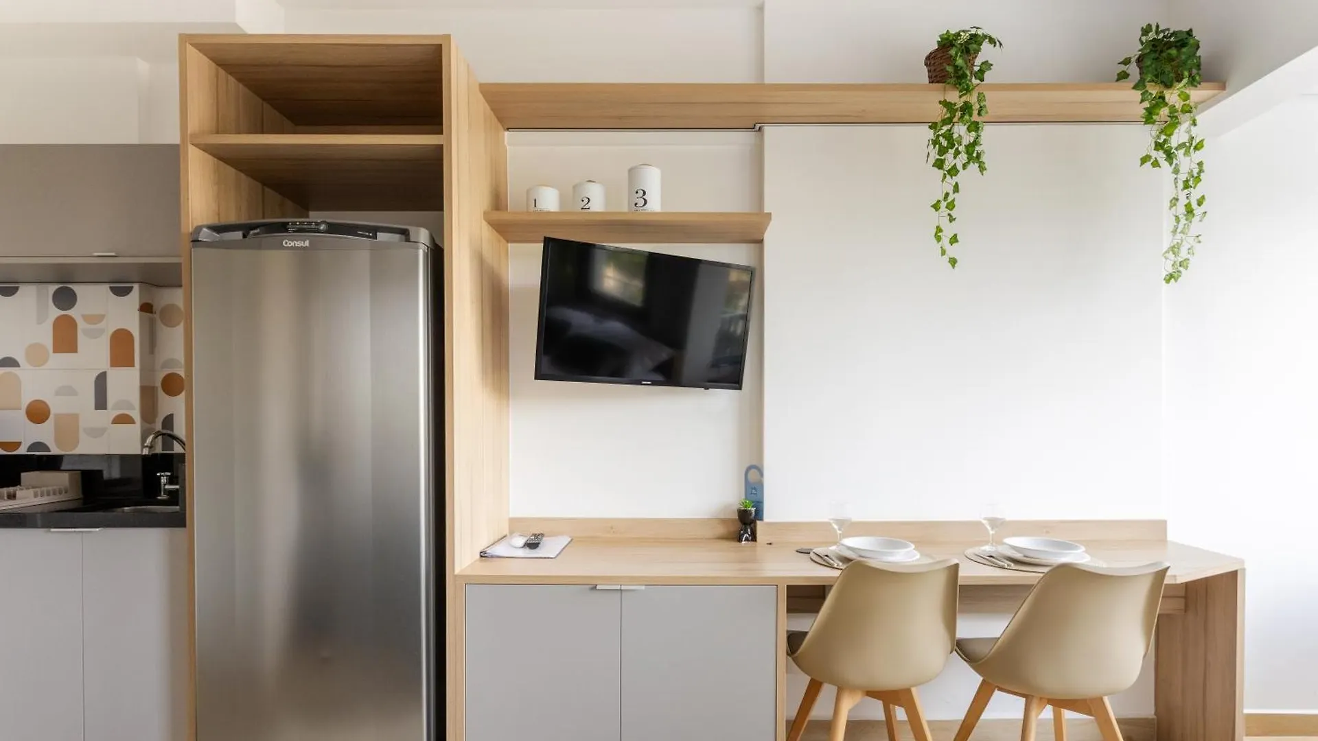 Apartment Studio Moderno | Gym | Piscina Rooftop | Market Sao Paulo
